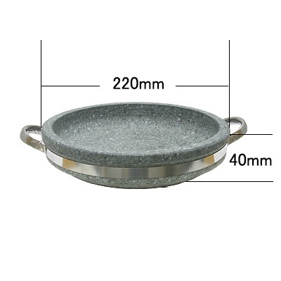 石焼鍋（220x40mm〜80mm・ハンドル付） 商品コード101033521