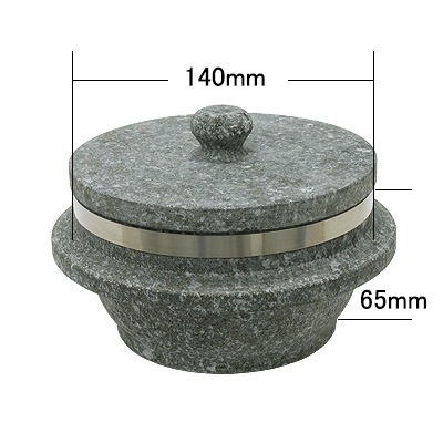 石焼釜(14cm〜20cm・石蓋付器・上リング付） 商品コード101024211