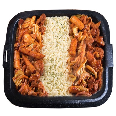 【ガスコンロ専用】チーズタッカルビ-四角（310ｍｍ x 290ｍｍ x 35〜40ｍｍ）