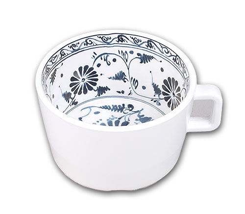 青タンポポ　取っ手素麺器　DS-5567　124*147*75 mm / 4.9*5.8*3.0 inch