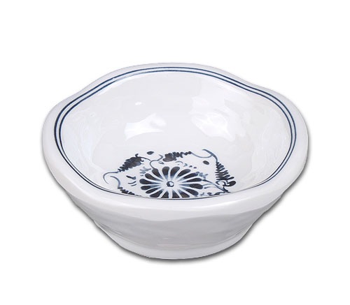 青タンポポ　ウェイブ小皿　 DS-6875　80*31 mm / 3.1* 1.2 inch