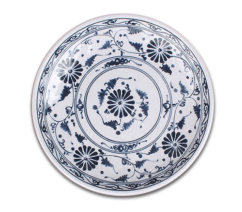 青タンポポ　ゴールデン円型皿　１号〜８号