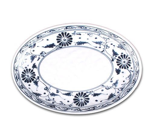 青タンポポ　ゴールデン楕円皿　1号〜6号