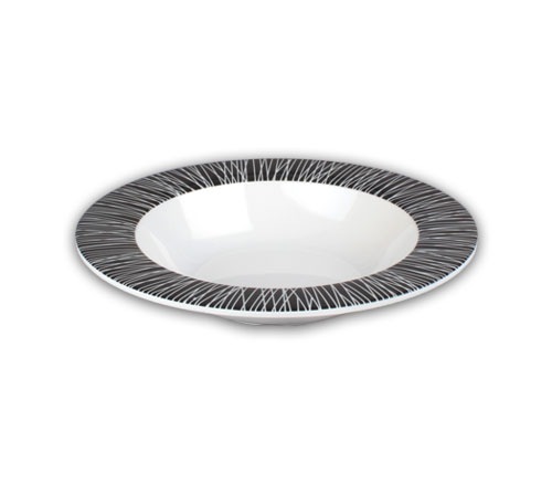 米色　スパゲティ くしの歯（黒色） DS-5643　小　214*42 mm / 8.4*1.7 inch