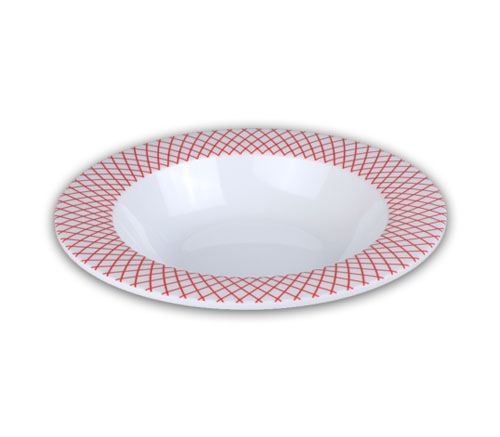 米色　スパゲティ ダイア（赤線） DS-5643　小　214*42 mm / 8.4*1.7 inch