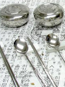 ステンレス茶碗・スプーン・箸